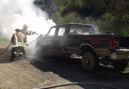 2003 vehicle fire